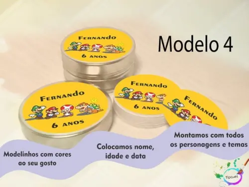Latinhas -mario Bros