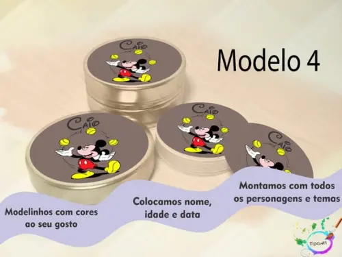 Latinhas -mickey