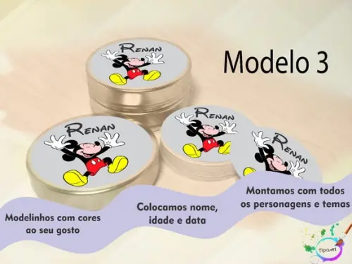 Latinhas -mickey