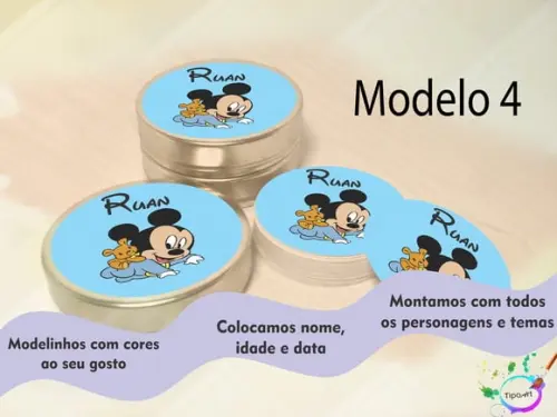 Latinhas -mickey Baby