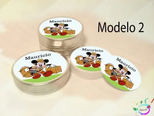 Latinhas -mickey Safari