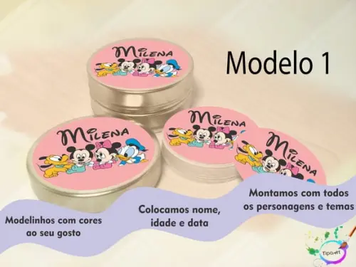 Latinhas -mickey Baby