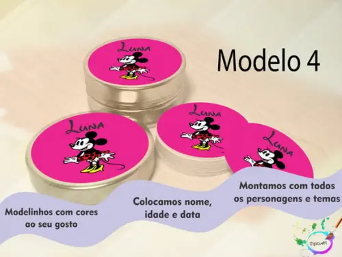 Latinhas -minnie