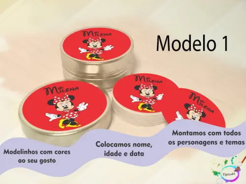 Latinhas -minnie