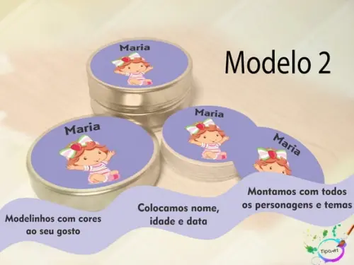 Latinhas -moranguinho