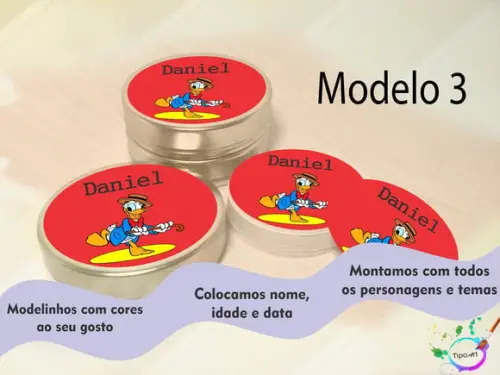 Latinhas -pato Donald