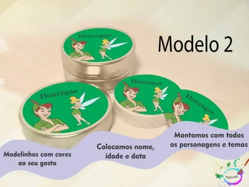 Latinhas -peter Pan