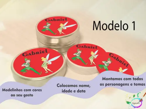 Latinhas -peter Pan