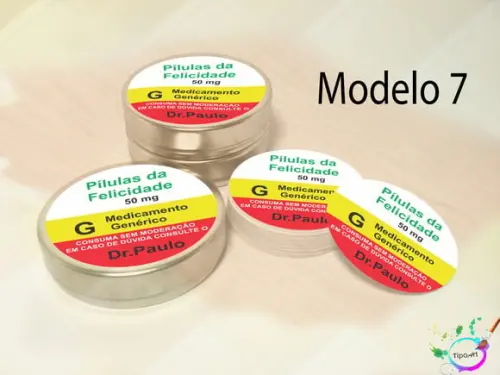 Latinhas -pilulas da Felicidade