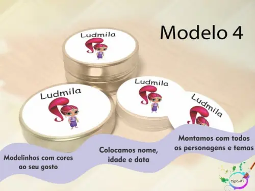 Latinhas -shimmer Shine