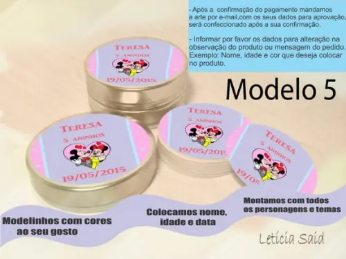 Latinhas -turma do Mickey