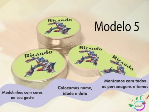 Latinhas -transformers