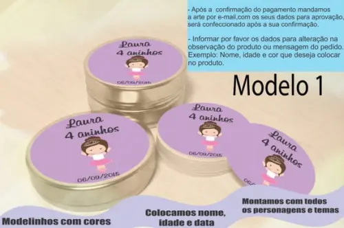 Latinhas- Bailarina