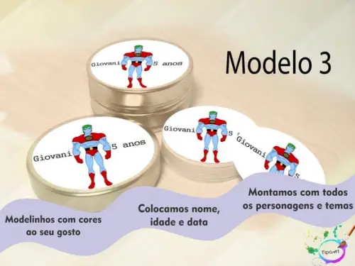 Latinhas-capitão Planeta