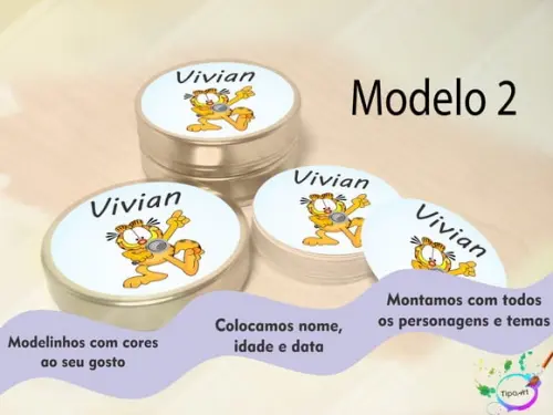 Latinhas-garfield