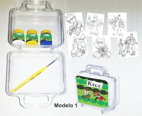 maletinha colorir-Ben 10