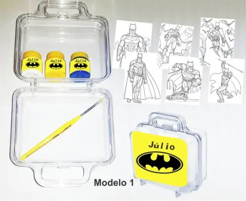 maletinha colorir-Batman
