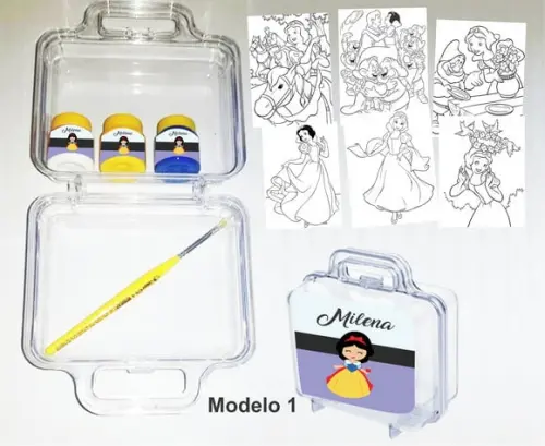 maletinha colorir-Branca de Neve