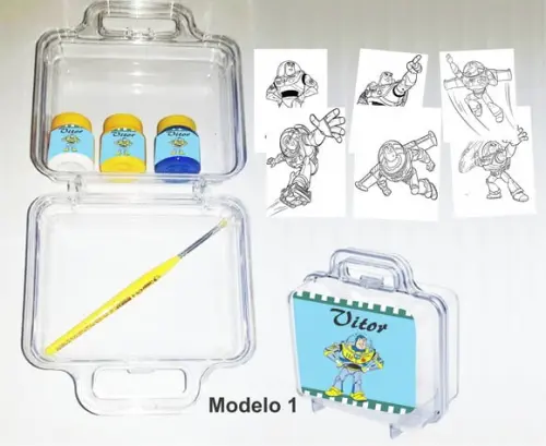 maletinha colorir-Buzz Lightyear