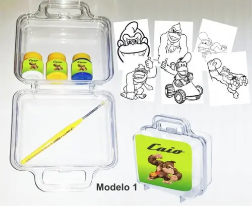 Maletinha Colorir-donkey Kong