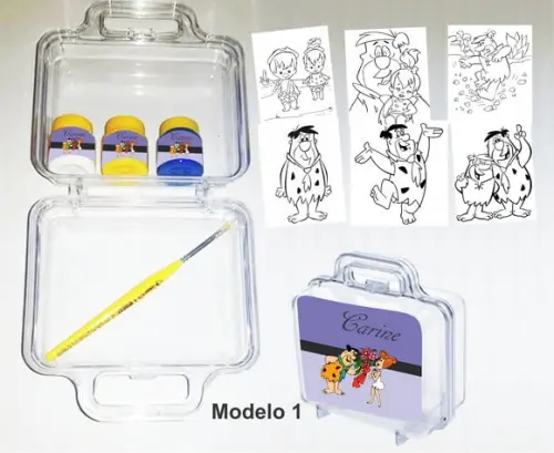 maletinha colorir-Fred Flintstone