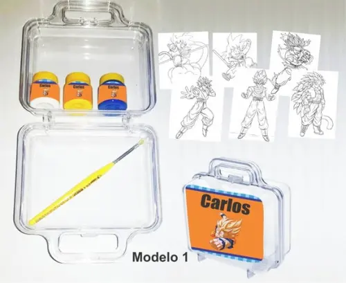 maletinha colorir-Goku