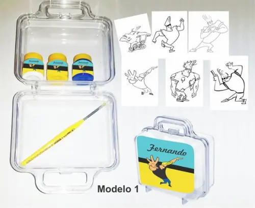 maletinha colorir-Johnny bravo