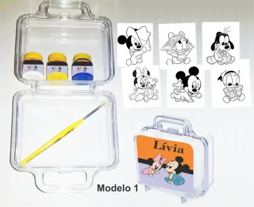 maletinha colorir-Mickey baby