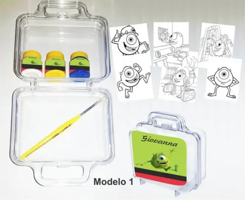 maletinha colorir-Mike Wazowski