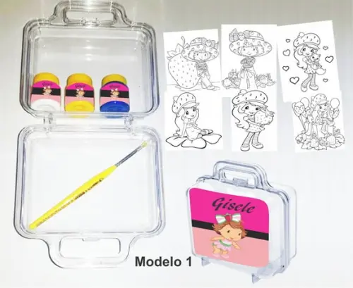 maletinha colorir-Moranguinho