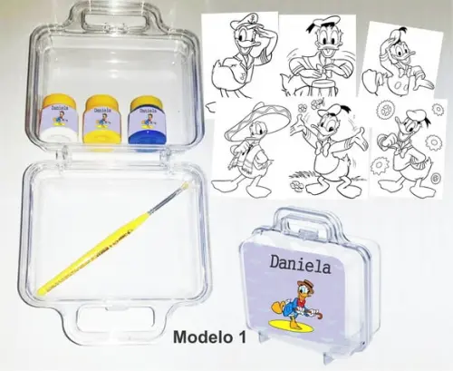maletinha colorir-Pato Donald