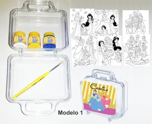 maletinha colorir-Princesas