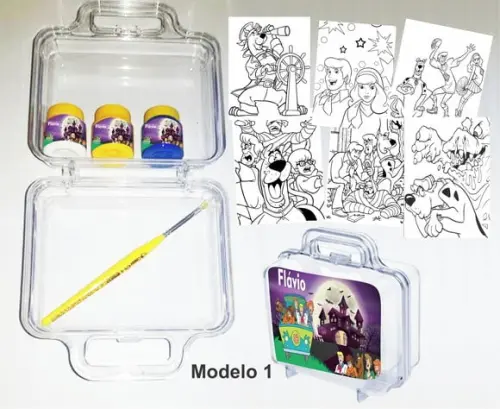 maletinha colorir-Scooby Doo