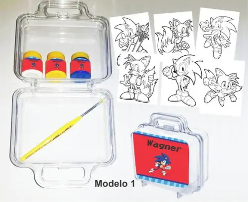 maletinha colorir-Sonic