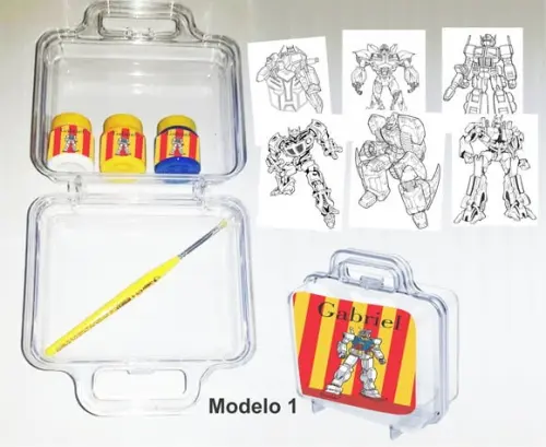 maletinha colorir-Transformers