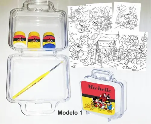 maletinha colorir-Turma do Mickey