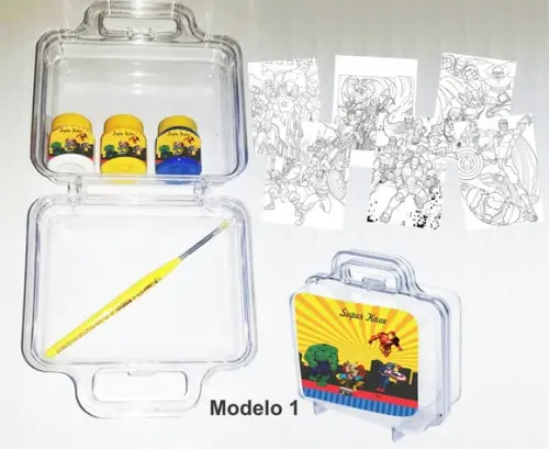 maletinha colorir-Vingadores