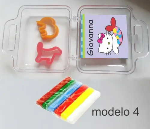Maletinha Massinha -hello Kitty