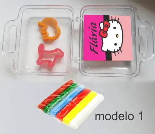Maletinha Massinha -hello Kitty
