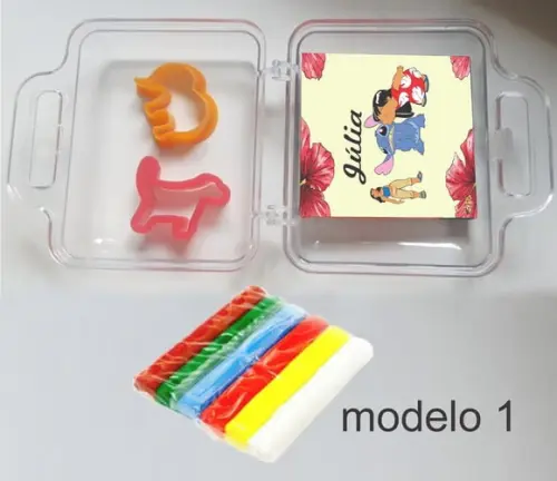 Maletinha Massinha -stitch e Lilo