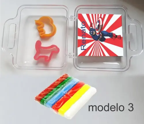 Maletinha Massinha-capitão America