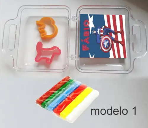 Maletinha Massinha-capitão America