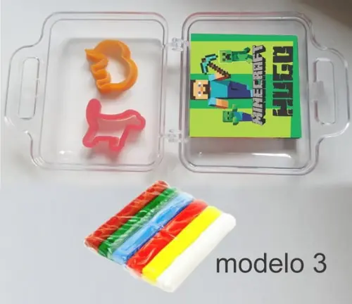 Maletinha Massinha-minecraft