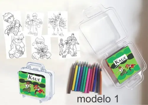 Maletinha Mini Lapis de Cor-ben 10