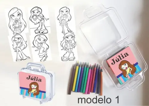 Maletinha Mini Lapis de Cor-bratz