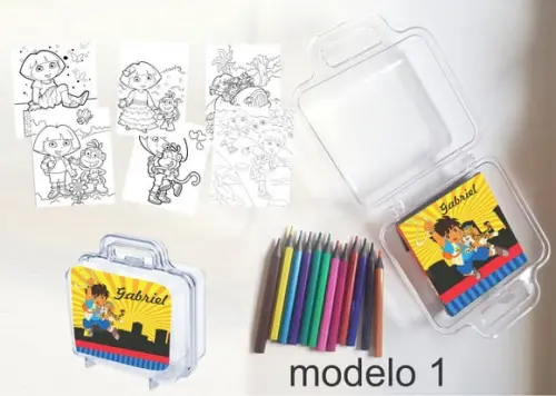 Maletinha Mini Lapis de Cor-dora