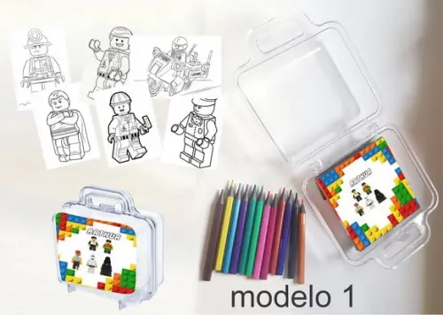 Maletinha Mini Lapis de Cor-lego