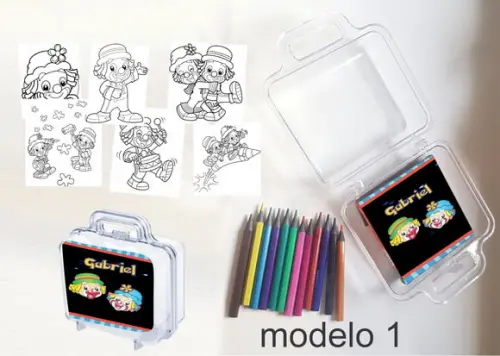 Maletinha Mini Lapis de Cor-patatí Patatá