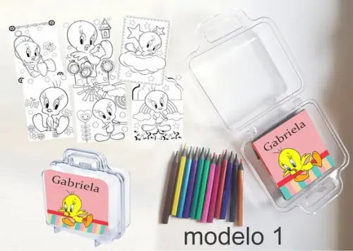 Maletinha Mini Lapis de Cor-piu Piu