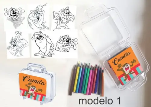 Maletinha Mini Lapis de Cor-taz Mania